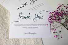 Thank You Card - Beige