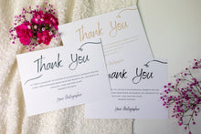 Thank You Card - Beige