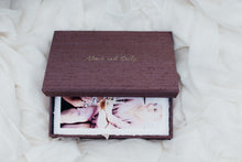 Clamshell Print Box + CUSTOM STAMP