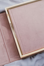 Wood & Fabric Album Box (NO USB)